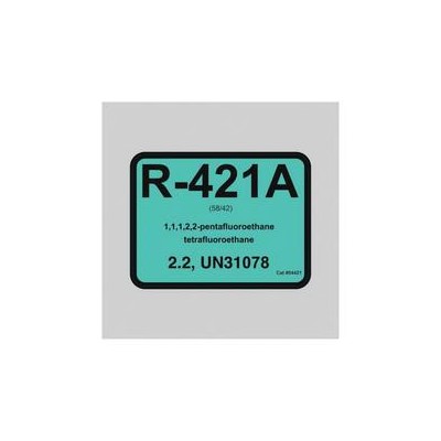 LABEL REFG R421A SELL BY PKG