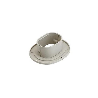 LINESET COVER WALL FLANGE 4-1/2IN IVORY