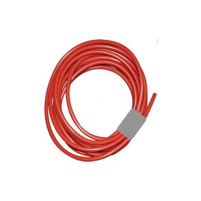 TUBING RED SILICONE 3/16IN X 5FT